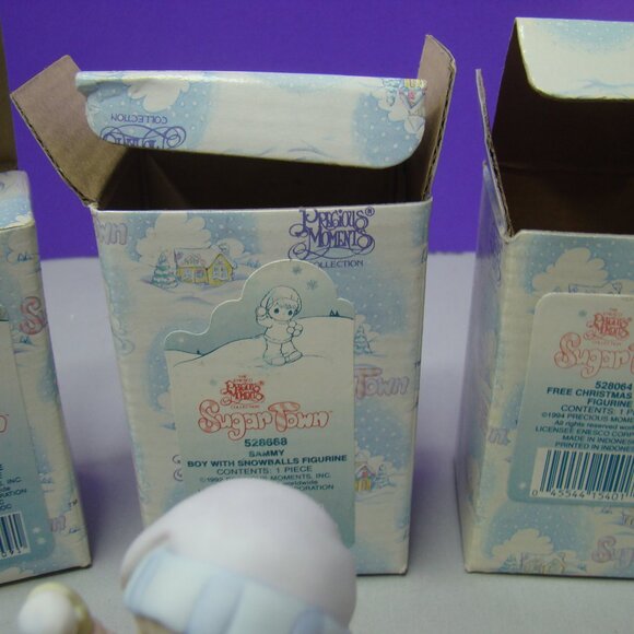 Precious Moments Lot of 3 Sugar Town 529516 528668 528064 grandfather puppies - Picture 11 of 11